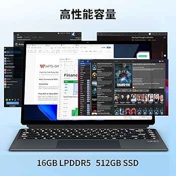 1品限り❤️2 in 1タブレット 14インチN100 Windows11 Pro 518s3iR4M2L.jpg